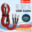 Cáp sạc điện thoại công suất cao 3 IN 1 USB sang IOS + Type C + Micro 200W 1.3M / 2M Lưới câu cá tùy chọn Dây dữ liệu dệt Hỗ trợ ios15-17