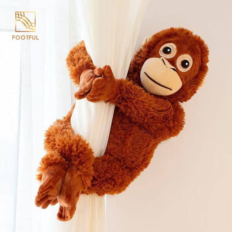 Khỉ Đồ Chơi Sang Trọng Thú Nhồi Bông Đồ Chơi Thoải Mái Dễ Thương Trang Trí Có Thể Cốg Thực Tế Vui Vẻ Giáo Dục Cho Quà Tặng Trẻ Em Người Lớn