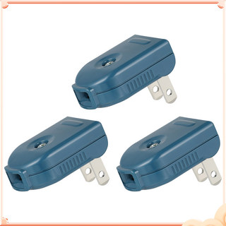 3 Cái Nam Cắm Điện Cuối PVC Sky Xoay 90 Độ Dây Nối Dài Bộ Chuyển Đổi Cho Thiết Bị Gia Dụng