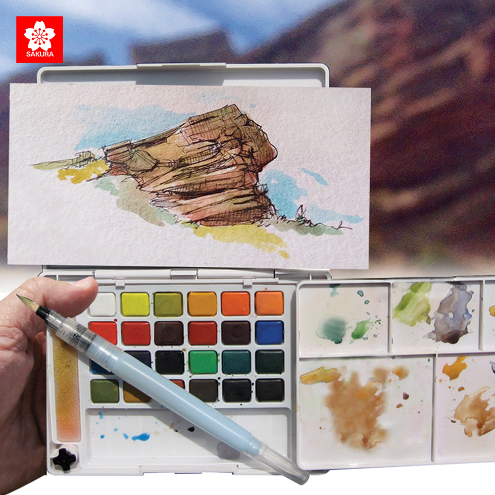 Màu nước dạng nén KOI SAKURA Watercolor - VPP BI BI