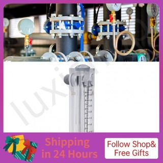 Iuxishop 0,1-1GPM Loại bảng điều khiển Ống lưu lượng kế chất lỏng Núm điều chỉnh Công cụ đo đồng hồ nước