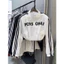 Áo khoác nữ sọc kẻ với cổ đứng và dây rút, thiết kế chống nắng