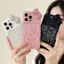 Dành Cho iPhone 16promax Ốp Lưng Điện Thoại 1 5 Cảm Giác Cao Cấp 13 Cao Cấp Phong Cách Chấm Kim Cương Nơ