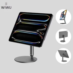 Giá Đỡ iPad Hít Nam Châm WIWU Hubble Table ZM310 - Chất Liệu Hợp Kim Nhôm, Trục Xoay 360 Độ, Thiết Kế Gập Gọn Tối Giản