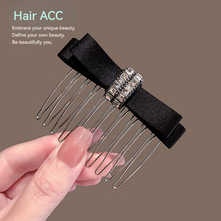 Tài Mái giả nơ kim cương cao cấp tăng vẻ sang trọng và gọn gàng cho tóc