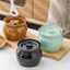 Nồi sóng Stew Pot Chống nước Stew Thực phẩm một người Nồi trứng hấp có nắp Nồi súp Phong cách Trung Quốc Sa Hạt Ăn Nhẹ Gốm Đun Lửa
