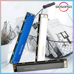 【SKISOPGO】Kèn Harmonica 24 lỗ,kèm hộp nhựa nhiều màu dùng,màu mẫu mã đẹp,âm thanh hay,cho người mới hojc
