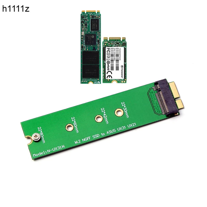 Bộ Chuyển Đổi SSD Cho ZenBook M.2 (NGFF) SSD Sang 18 Pin SSD Hỗ Trợ 2230 / 2242 / 2260 / 2280mm M.2 SSD Cho Asus UX31 UX21 Zenbook