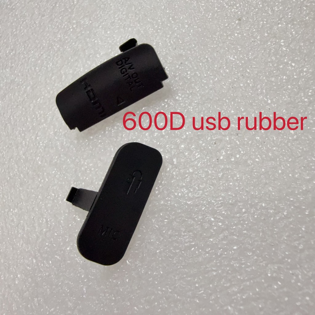 MỚI Dành Cho Canon EOS 600D MIC / A / V OUT KỸ THUẬT SỐ / HDMI USB Cao Su Nắp Dưới Cửa Camera Sửa Chữa Một Phần