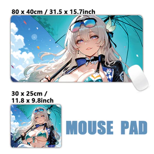 Anime Nhật Bản Đua Lưới Bé Gái Miếng Lót Chuột Đua Nữ Hoàng Bikini Honkai ZZZ Bé Gái XXL Mousepad Bàn Phím Để Bàn Thảm Chuột Miếng Lót