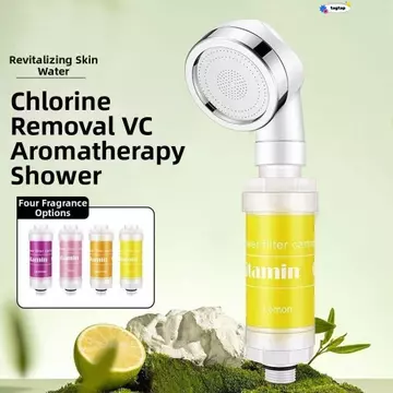 Bộ lọc nước vòi hoa sen INNEW, Khử clo Hỗn hợp với Vitamin C Vòi hoa sen thơm, Bộ lọc hoa oải hương chống bỏng thời trang Tạp chất Bộ lọc nước Máy nước