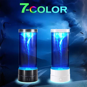 Đèn Led lốc xoáy usb Nhiều màu sắc thay đổi không khí Đèn ngủ sáng tạo Tắt tiếng Trang trí Đèn nhỏ COA0