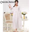 Phụ Nữ Công Chúa Trắng Váy Ngủ Nữ Cotton Vintage Váy Ngủ Ngọt Ngào Đồ Ngủ