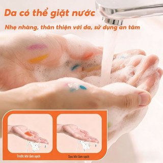 Bộ 120 bút acrylic marker – Đầu brush mềm mịn, mực lông đều – Lên màu đậm, che phủ tốt – Vẽ đa chất liệu – Không độc hại