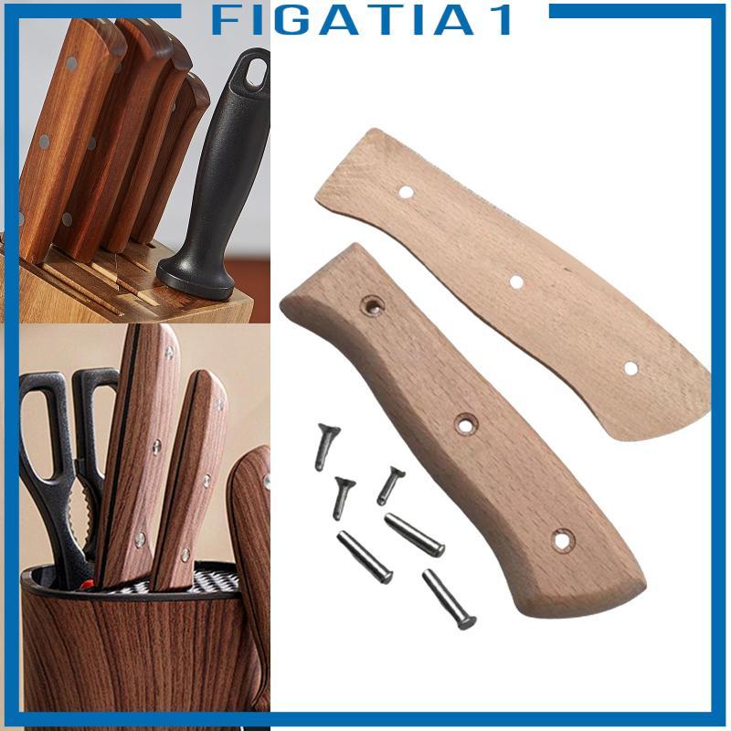 Bộ dụng cụ sửa chữa tay cầm dao bằng gỗ Phụ kiện làm dao nhà bếp Dụng cụ cắt thịt cho các dự án DIY tại nhà