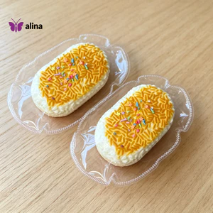ALINA Mô Phỏng Cơm Bóng Bóp Đồ Chơi Thực Phẩm Silicon Giảm Căng Thẳng Fidget Đồ Chơi Giải Nén Dễ Thương Kawaii Snack Hình Cho Trẻ Em Người Lớn Món Quà Hoàn Hảo Để Thư Giãn Lo Âu