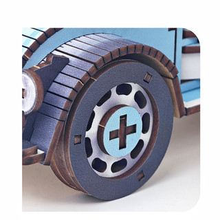 【BabyJoy】Đồ chơi lắp ráp 3D bằng gỗ,mô hình xe Volkswagen Beetle,đồ chơi giáo dục cho trẻ em,Nâng cao kỹ năng thực hành