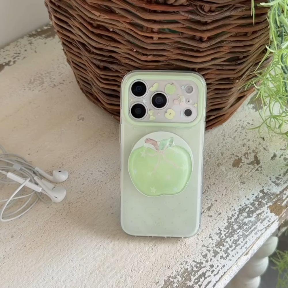 Ốp Lưng Cứng Tương Thích Với iPhone 13 14 14Pro 14ProMax 15 15Pro 15ProMax 16 16Pro 16ProMax 17 17Pro 17ProMax Ốp Nam Châm Họa Tiết Điểm Sóng Xanh