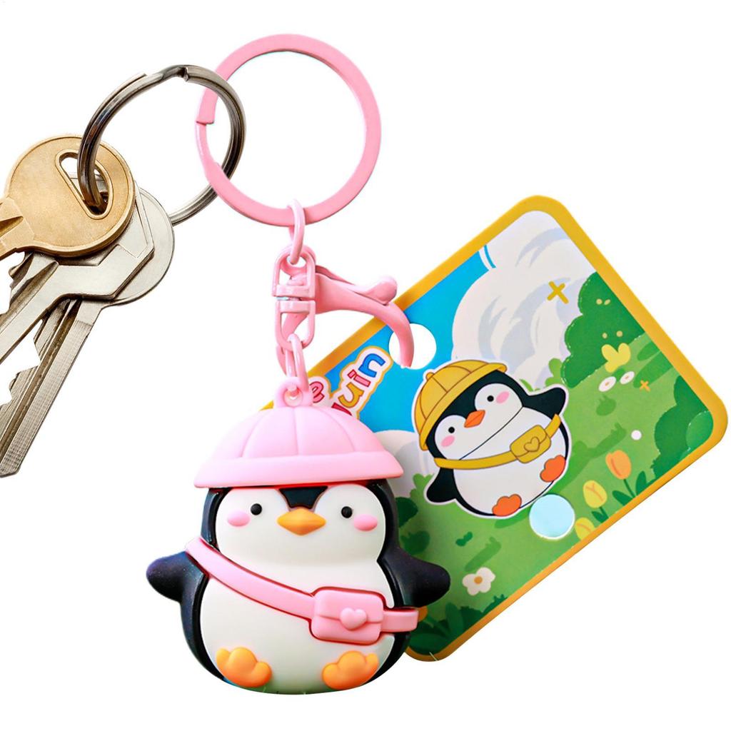 Cute Penguin Keychain Cute Penguin Backpack Keychain Men's Fashion for Birthday School Party Travel Offices junlavn