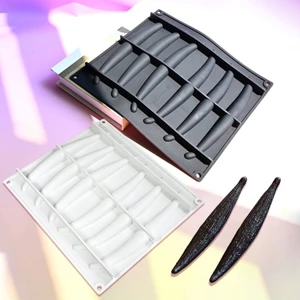 Yoo Lớp Silicon Vani Pods Khuôn Với 6 Khoang Hoàn Hảo Cho Sô Cô La Kem Và Jellies Làm Dụng Cụ Nướng Bánh