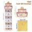 Thiệp Sinh Nhật Tiền TUYỆT VỜI, Thiệp Chúc Mừng Envelop Phong Bì Tiền Mặt Sinh Nhật Gấp Sáng Tạo Đóng Dấu Vàng Quà Tặng Sinh Nhật