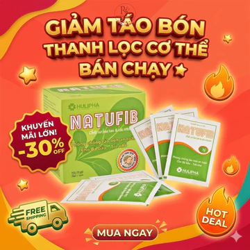 Natufib Chính Hãng Hộp 20 Gói, Chất Xơ Hòa Tan, Tốt Cho Đường Ruột, Dễ Tiêu Hóa