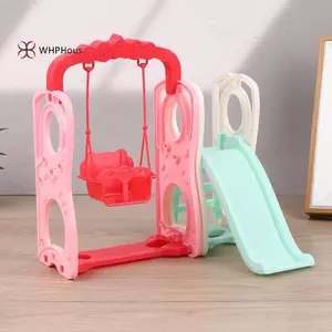< WHPHous-t > 1 Bộ Nhà Búp Bê Trang Trí Cảnh Nhà Trượt Phù Hợp Với Mô Hình Trang Trí Công Viên Giải Trí Đẹp