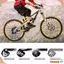 FENDER Tấm Bảo Vệ Derailleur Phía Sau Xe Đạp, Nhựa PP5 Chống Nước, Màu Đen