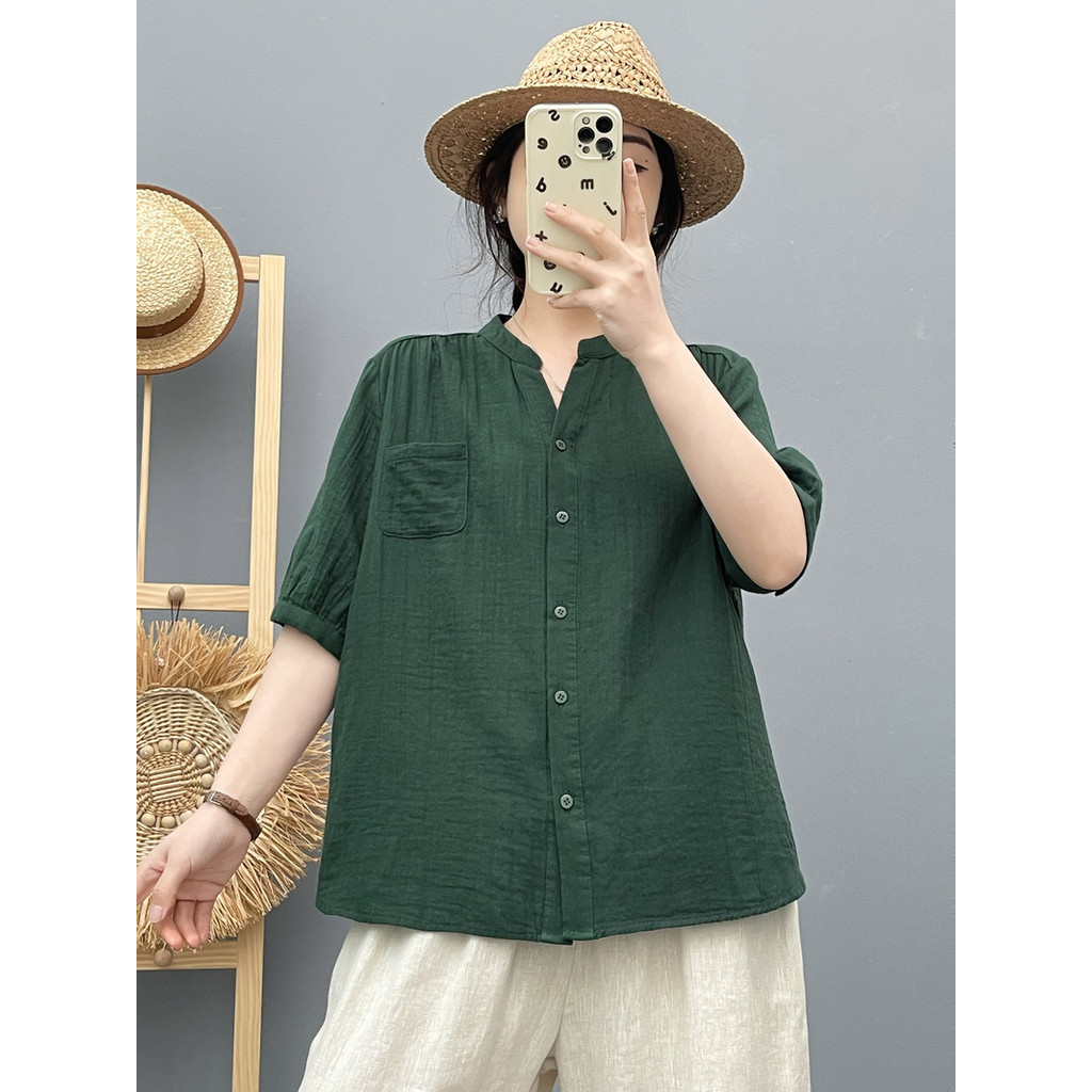 Áo Cardigan Nữ Cổ Chữ V Phong Cách Hàn Quốc, 9 Màu Sắc, Bền từ Cotton