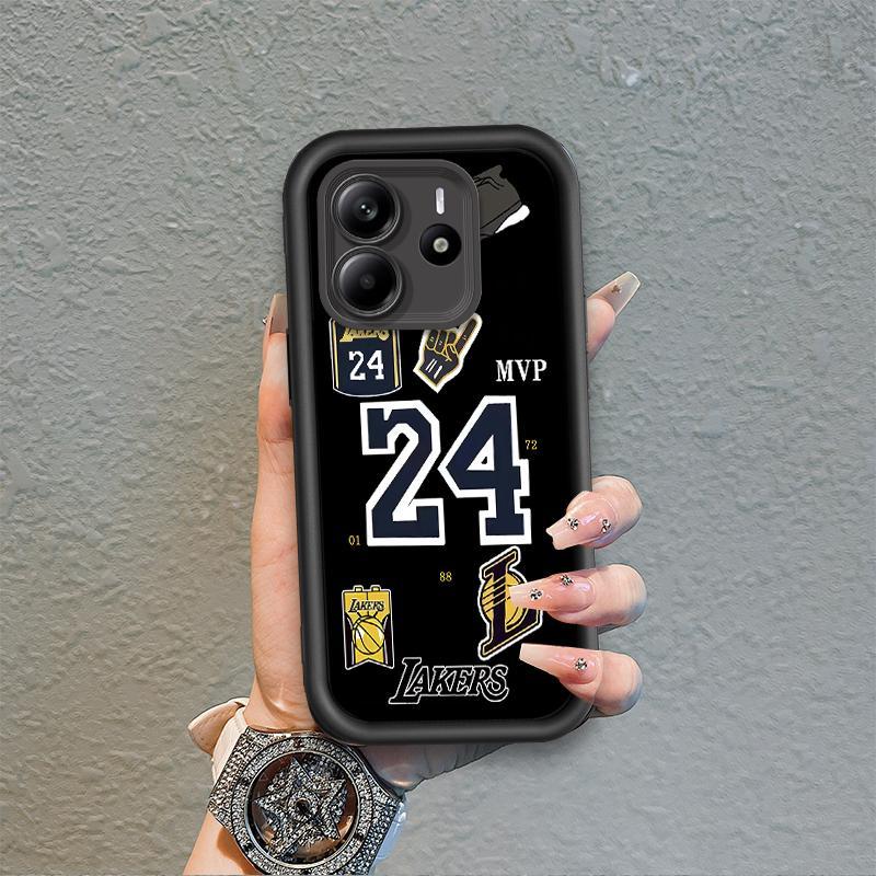 Ốp Lưng Cho Redmi Note 14 4G 5G Hoạt Hình Silicon Mềm Ốp lưng TPU NO.0 24 Bóng Rổ Cậu Bé Kobe Thiên Thần Mắt Chống Sốc Ốp Lưng