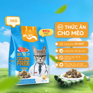 Hạt cho mèo MRVET T/G/E - Hỗ trợ tiết niệu, Bổ sung Omega-3, Mượt lông, Dễ tiêu hoá
