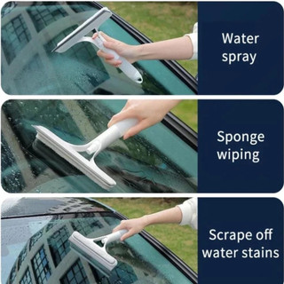 Dụng Cụ Vệ Sinh Kính Đa Năng 3 Trong 1 Hà Chổi - Lau Sạch Cửa Sổ, Gương, Kính Ô Tô Không Vệt Bẩn