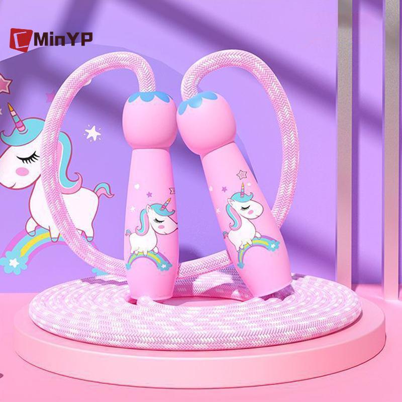 CMinYP 2.8M Hoạt Hình Huấn Luyện Nhảy Dây Tập Thể Dục Cho Trẻ Em Nhảy Dây Cotton Dây Có Thể Điều Chỉnh Nhảy Dây Vinh Quang Tiểu Học
