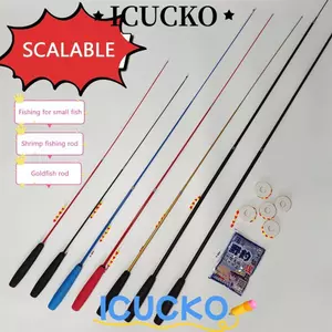 Bộ Cần Câu Cá Full Bộ ICUCO - Sợi Carbon & Thủy Tinh, Phù Hợp Cho Người Lớn Và Trẻ Em