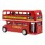 1 Cái Kim Loại Kéo Ba Mô Phỏng Trang Trí Đồ Chơi Ô Tô 1: 64 Vintage Anh Châu Âu Đôi Hươu Xe Buýt Diecast Hợp Kim Xe Mô Hình Đồ Chơi Trẻ Em Cổ [Mới]