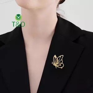 Trâm cài hình bướm kim loại thanh lịch - Dành cho nữ và decor tiệc