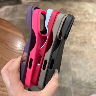 Ốp Điện Thoại Silicon Mờ Màu Trơn Đơn Giản Cho iPhone 15 16 17 11 12 13 14 Pro Max Plus Siêu Mỏng Nhẹ Mặt Sau Mềm