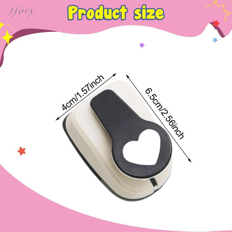 Jfory Máy cắt đục lỗ giấy trái tim Máy đục lỗ thủ công cho đám cưới Làm thẻ thủ công