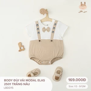 Bộ body đùi chất liệu modal dành cho bé Lil little Love (LBDD15)