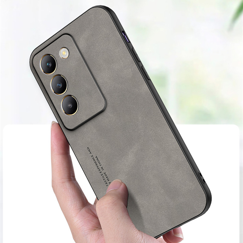Ốp lưng Vivo Y100 5G Vỏ da cừu sang trọng cho Ốp điện thoại Vivo Y100 4G