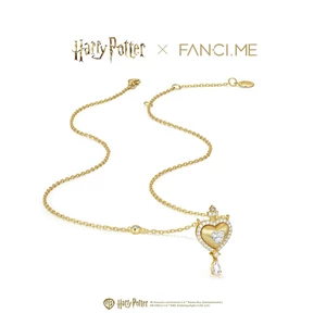 FanciMe x Harry Potter Love Potion Vòng cổ bạc Thiết kế kết cấu chải