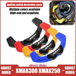 Dành Cho Xe Yamaha XMAX300 XMAX250 Công Tắc Đánh Lửa Bao Khóa Nhôm Bảo Vệ Trang Trí