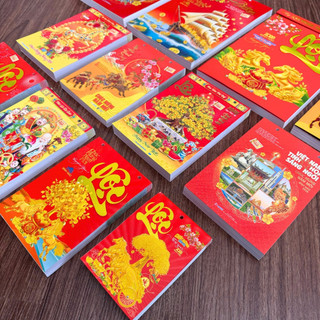 Lịch Tết 2026 Các Kích Thước 20x30cm, 17x24cm, 13x18cm, Lịch Lốc Cực Đẹp Tết Bính Ngọ