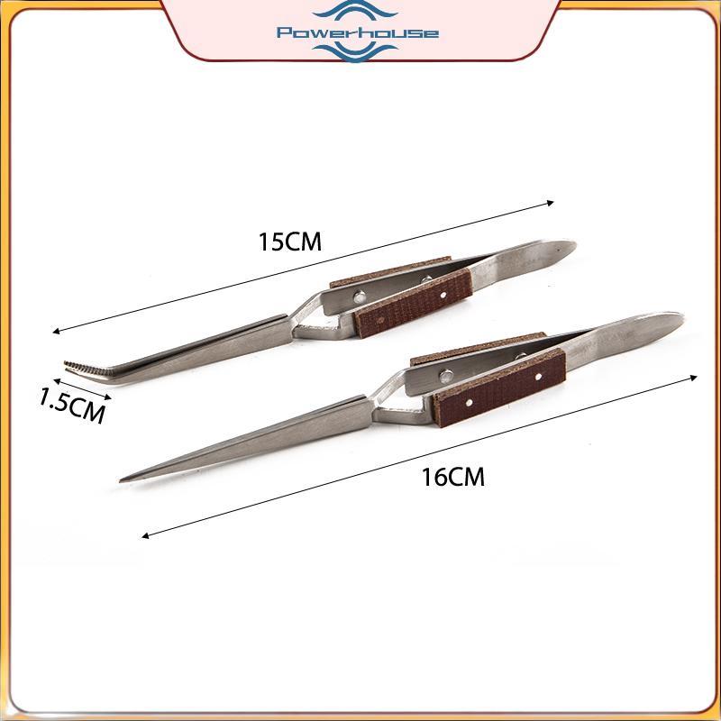POWER Thép không gỉ Cross Lock Nhíp Tự đóng Trang sức Hàn Thủ công Sửa chữa.