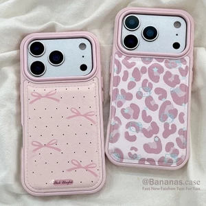 Ốp Điện Thoại Nơ Màu Hồng Dễ Thương Cho iPhone 17 16 15 14 13 12 11 Pro Max X Xr Xs Max 7 8 Plus SE2020