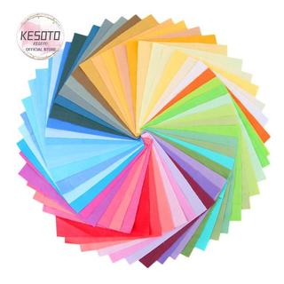 Bộ 50 Cotton Craft Fabric Bundle Squares Patchwork DIY Handmade Crafts