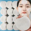 FAVORITEGOODS 300 / 600 / 1200 Miếng tẩy trang dùng một lần, Khăn lau cotton mặt khô dày mềm mại, Khăn lau cotton mặt thiết kế khắc họa tiết ngọc trai để nén ướt