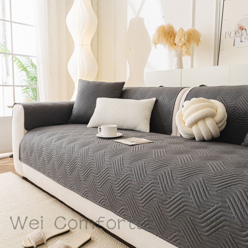 Đệm Sofa Chống Thấm Nước 2025 Phong Cách Mới Bốn Mùa Đa Năng Chống Trơn Trượt Sofa Đệm Vải