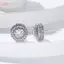 Bông Tai Zircon Tròn Hình Học Siêu Sáng Bóng, Phong Cách Sang Trọng Cho Kỳ Nghỉ