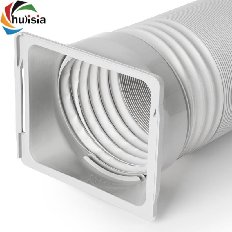 Đầu nối ống xả điều hòa di động Bộ chuyển đổi phẳng Dễ dàng cài đặt cho bộ lỗ thông hơi cửa sổ